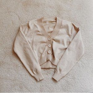 Billie Cardigan Cream Sweater Dupe XS/S